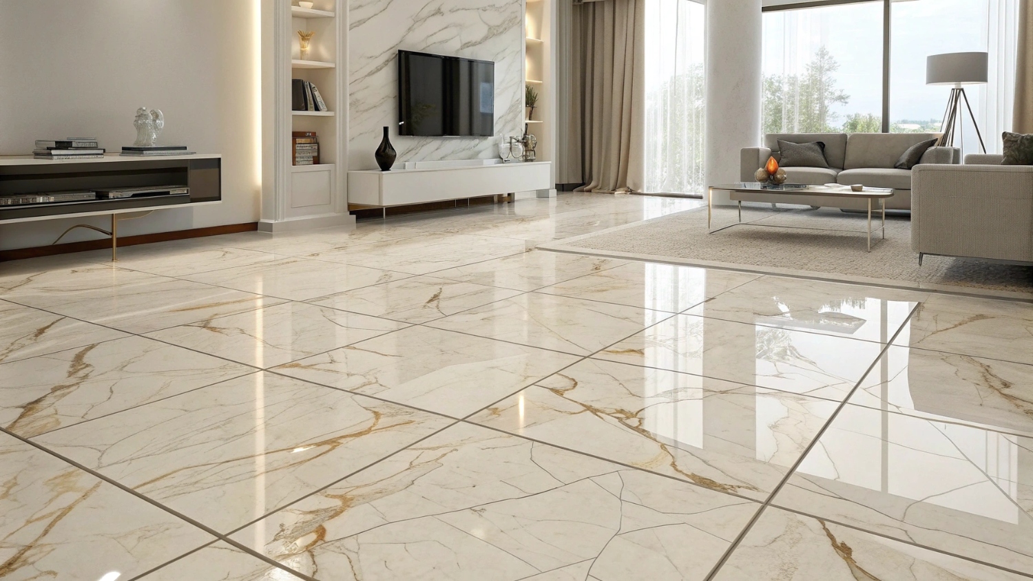 Керамическая плитка и керамогранит в стиле ретро: модное прошлое